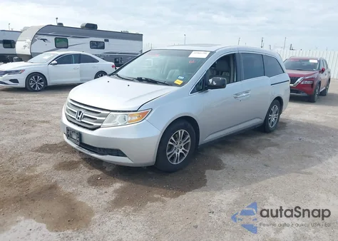 2013 Honda Odyssey Exl from USA, damaged, VIN 5FNRL5H69DB022042